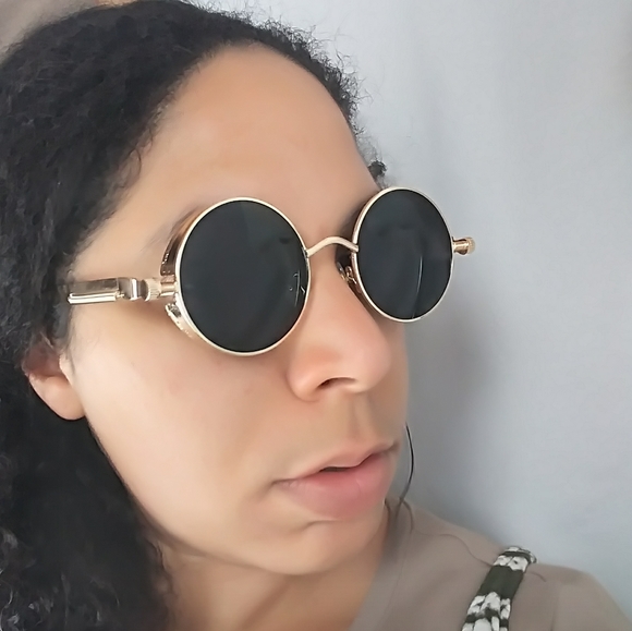 unbranded Accessories - 3/25$ Unbranded steampunk sun glasses round frame